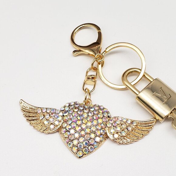 Authentic Louis Vuitton Lock & Key with unbranded Bagcharm, Keycharm, Keychain - Picture 7 of 9